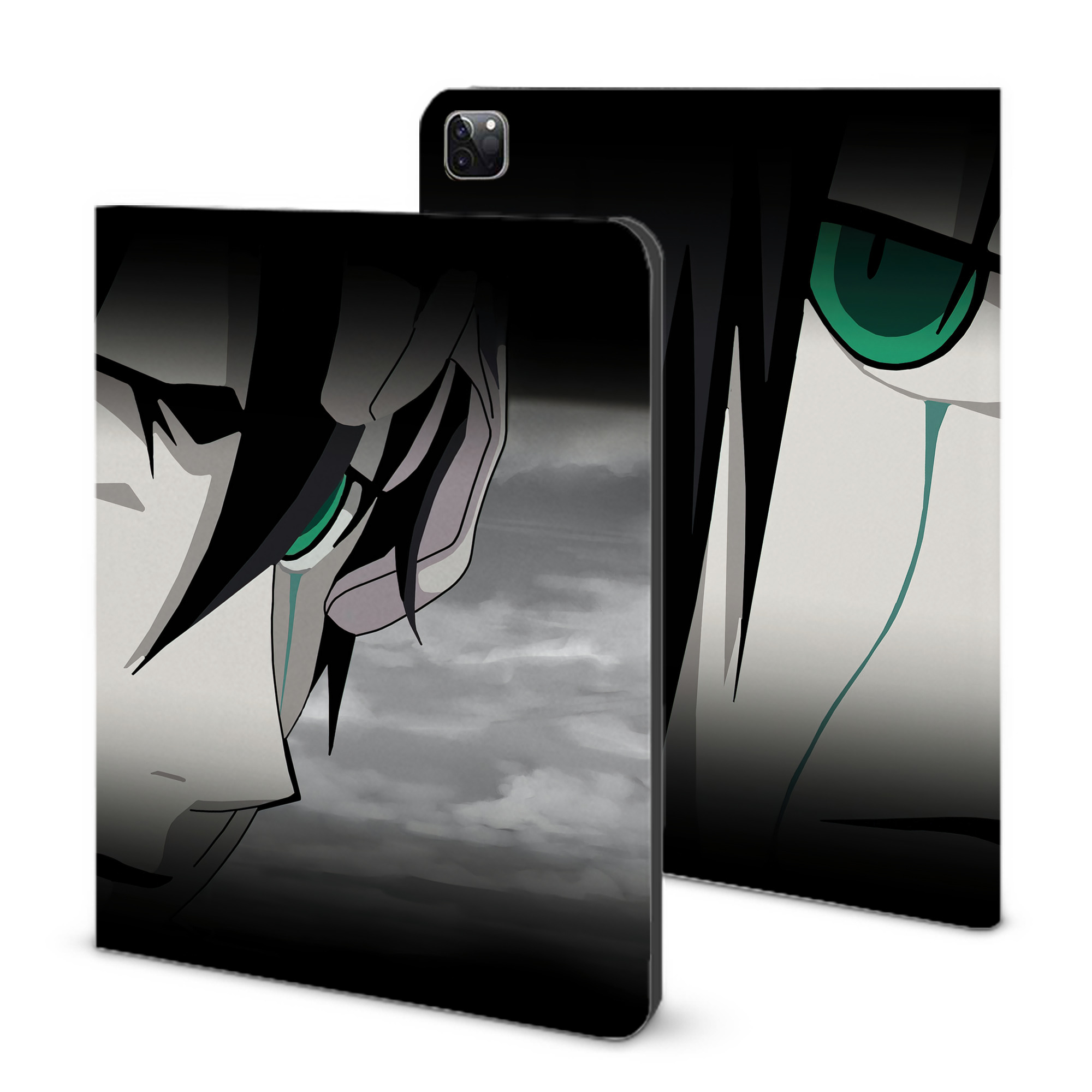 （画像用） ブリーチ BLEACH IPad ケース ブック型 PUレザー TPU 耐衝撃 軽量 薄型 ペン収納なし 全面保護 IPad 各モデル対応